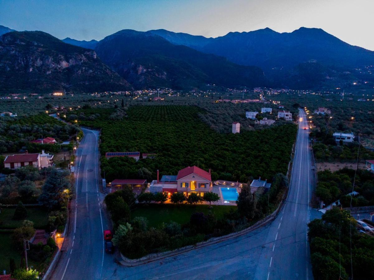 Villa Rodoula In Mystras Sparta Eksteriør billede